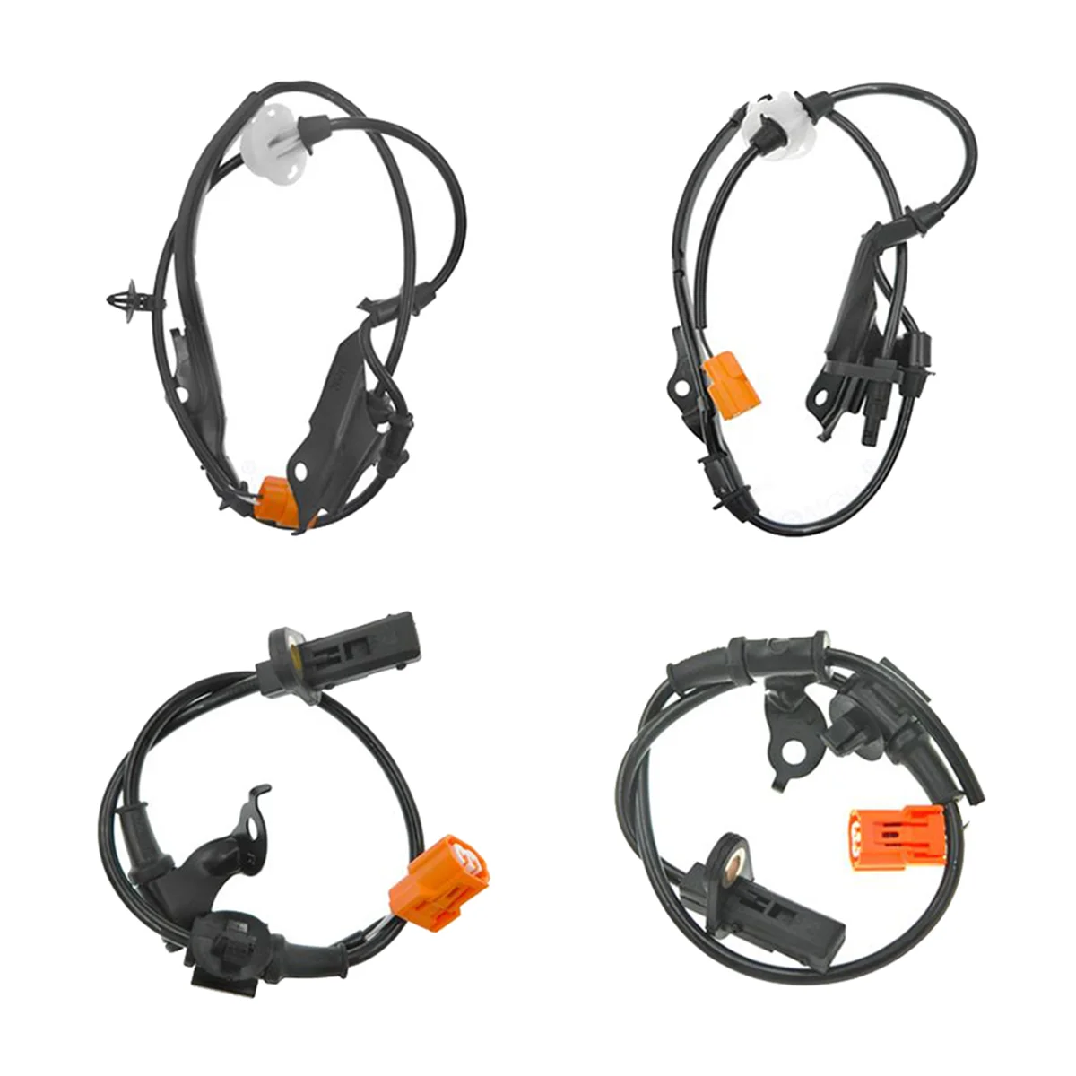 4PCS Front Rear ABS Wheel Speed Sensor 57455-SDC-013 57450-SDC-013 for TSX 2004-2008 Accord 2003-2007