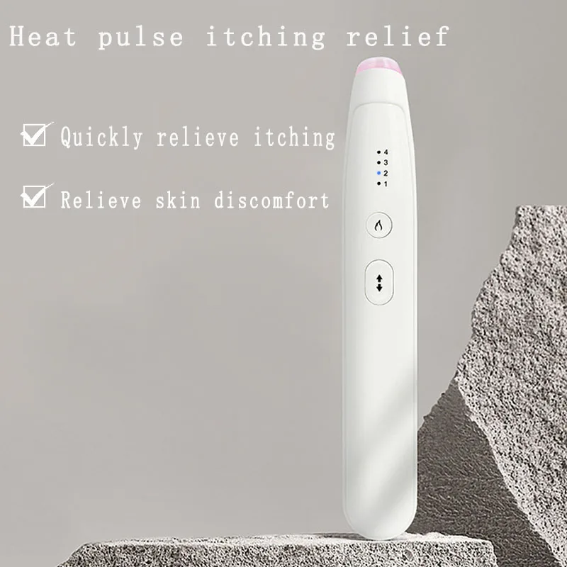 Mosquito bite anti itch device, suitable for children and adults, outdoor portable heating and soothing electric wand, anti itch