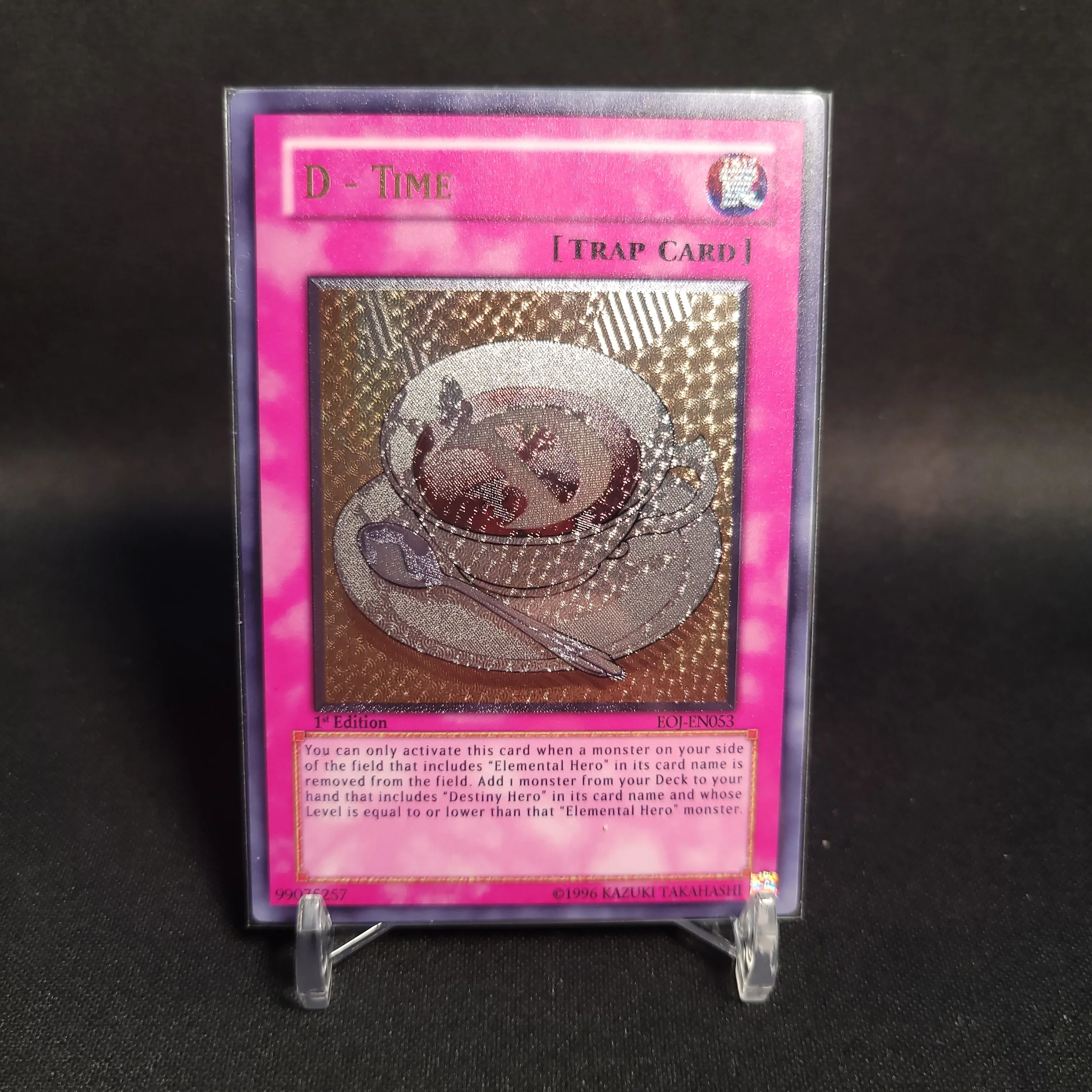 

Yu-Gi-Oh Ultimate Rare EOJ-EN053/D - Time Children's Gift Collectible Card Toys (Not Original)