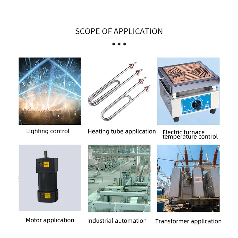 Solid State Relay  SSR-10DA SSR-25DA SSR-40DA SSR-60DA SSR-80DA SSR-100DA  Module 3-32V Input DC 24-380V AC Output High Quality