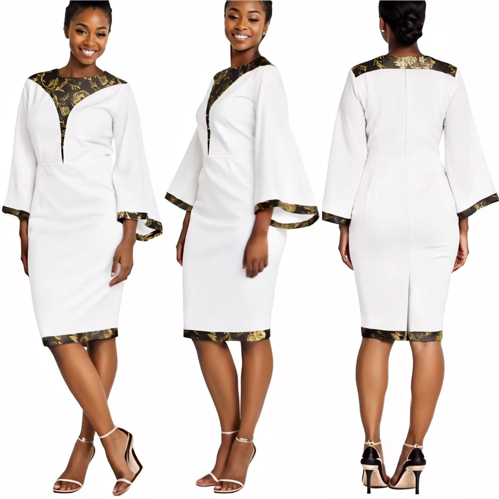 

DBQ Women`s Dresses Trendy Fall Dresses O Neck Knit A Line Long Sleeve Dress Sweater Dress 42023