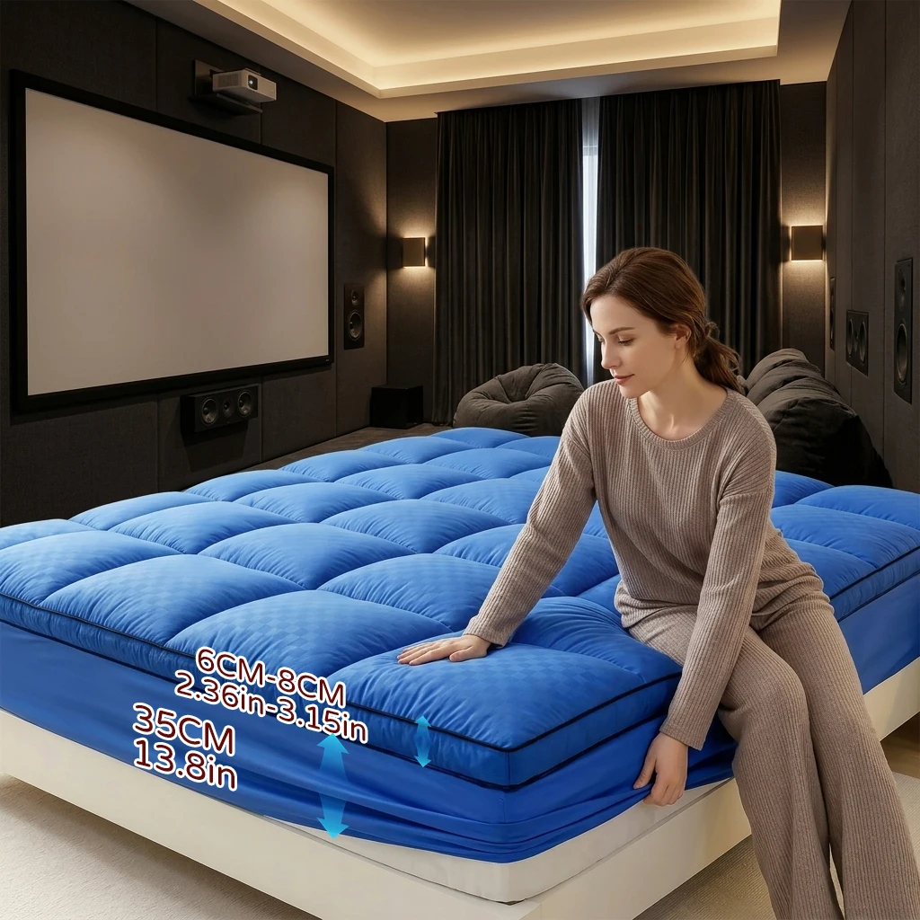 Foldable Mattress: Twin  Full  Queen  King   Space Saving Roll Pack Tatami Pad  Removable & Washable Cover  Perfect for Floor Sleep  Travel & Guest Bed