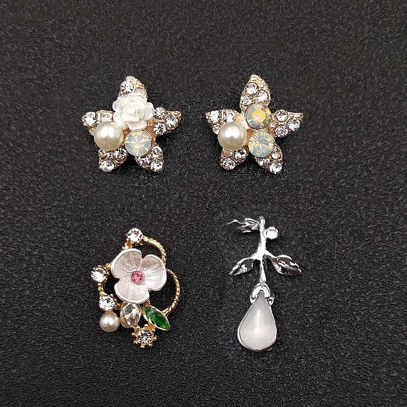 

Дерево 100 шт., стразы, цветок, пуговица «Сатр» для DIY, свадебная и детская повязка на голову, детская отделка и украшения для шитья волос, ремесло