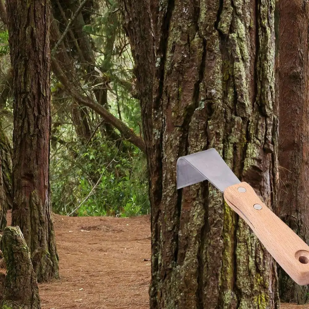 

Special Tree Bark Scraper Multifunctional Durable Tree Bark Removal Tool Wooden Handle Smooth Debarker Woodworking