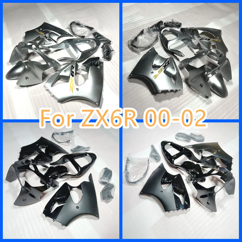 

Для Kawasaki Ninja 2000-2002 ZX6R ZX-6R новые комплекты обтекателей для мотоциклов ABS ремонт кузова запасные части бесплатно на заказ