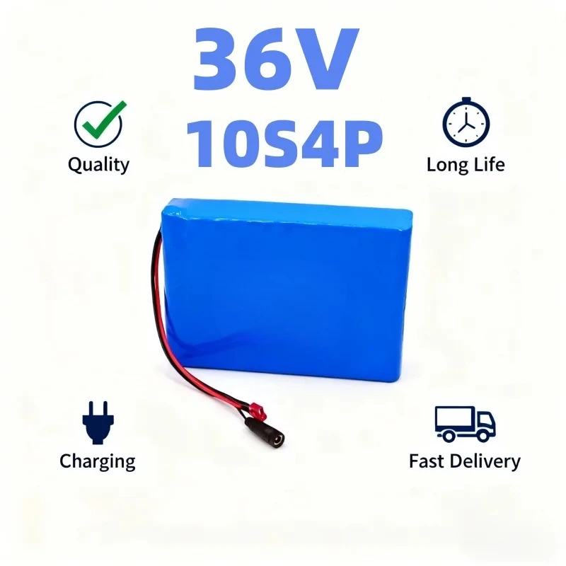 Long Range 36V 20Ah 18650 Battery Pack 10S4P for  Skateboard, Built-in BMS for  , Commuting Transportation Tool Parts