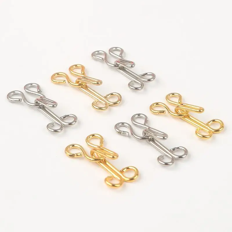 Invisible Metal  Collar Hook Closure High End Dark Hook Buckle Clothing Anti Exposure Button Home Fabric Sewing DIY Acces...