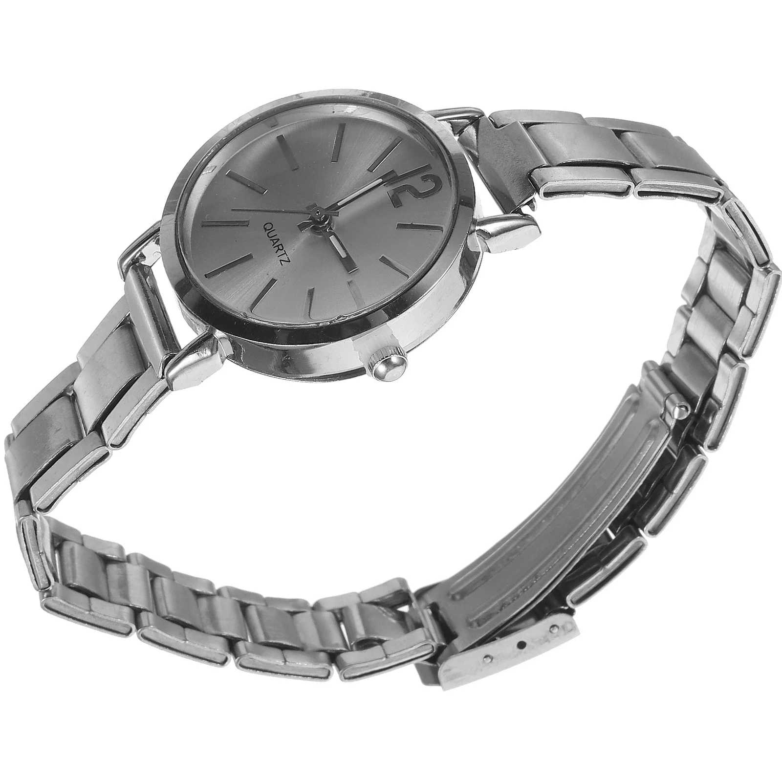 

Ultra-Thin Quartz Watch Women Silver White Mesh Belt Fashion Elegant Durable Wristwatch Birthday Christmas Wedding Gift