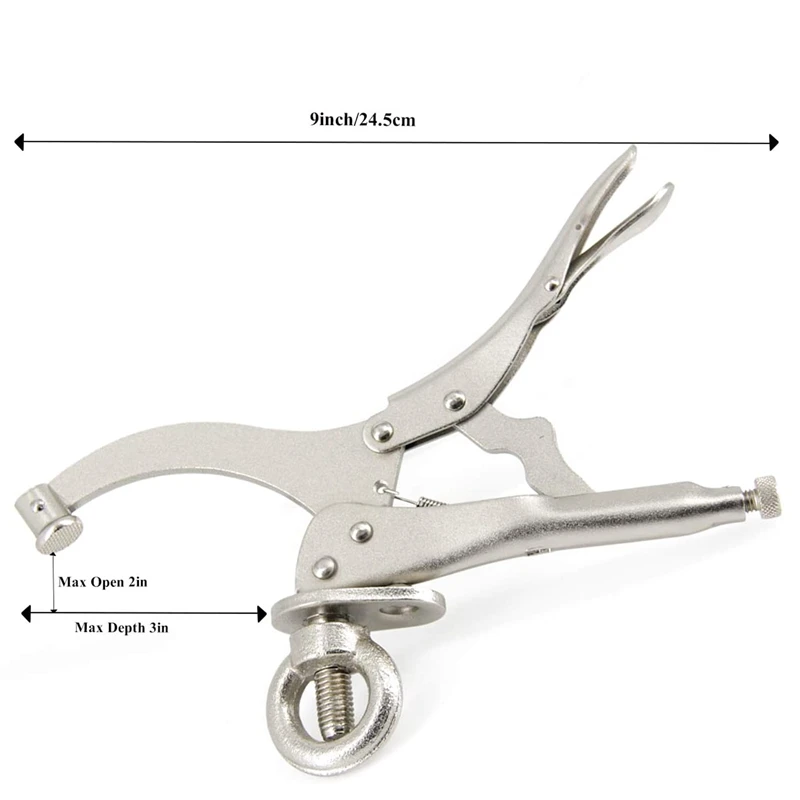Braçadeira de travamento da imprensa de broca de 9 polegadas, torno da imprensa de broca, braçadeira de travamento da imprensa de broca resistente