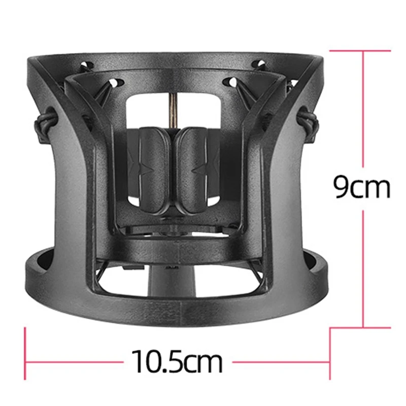 Microphone Shock Mount Recording Live Broadcast Universal Capacitor Round Tube Capacitor USB Mic Shock-Absorbing Stand-A86Z