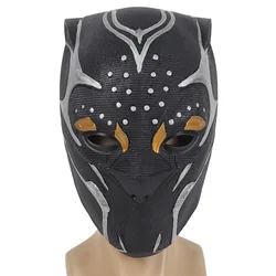 영화 Wakanda Forever 팬더 슈리 코스프레 마스크, 성인 라텍스 헬멧 마스크, 할로윈 코스프레 의상, 카니발 파티 소품