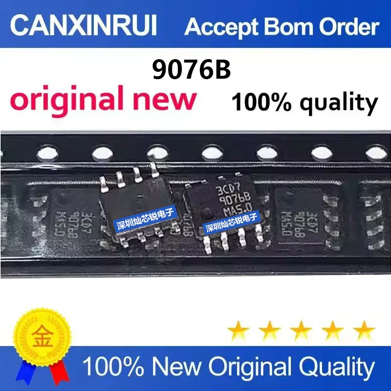 (5-100pieces)Brand new original LM9076BMAX-5.0 9076B SMD SOP8 linear regulator IC