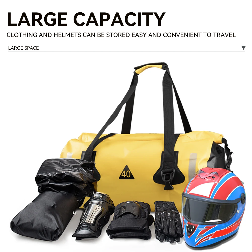 R1200GS Motorcycle Waterproof Tail Bags Back Seat Bags 60L motorcycle backpack Scooter Sport Luggage Rear Seat Bag Pack 40L 80L