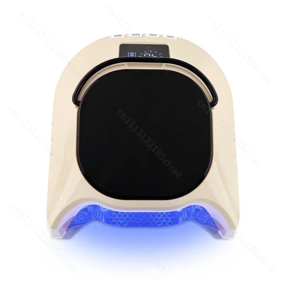 Wireless Dual Light 86W UV LED Nail Gel Dryer, Rechargeable Nail Lamp for Salon Home Nail Art Curing Equipment
