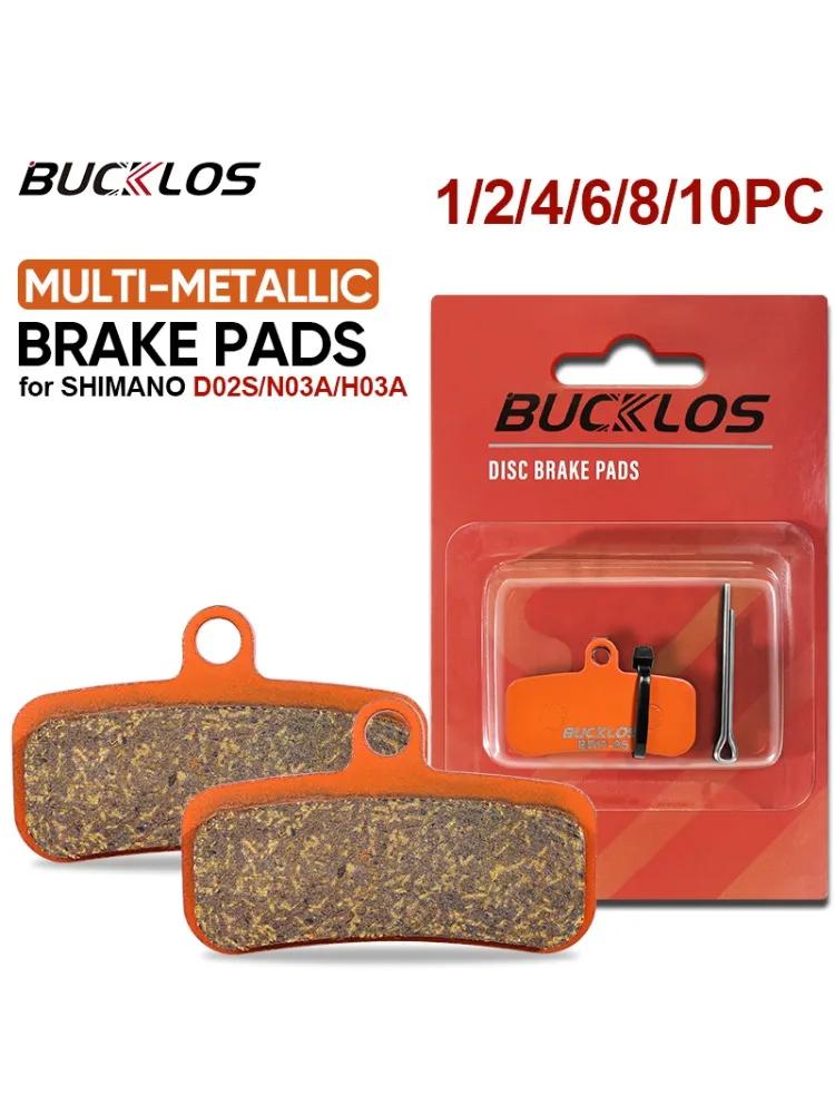 AliExpress BUCKLOS Bicycle Brake Pads for SHIMANO D02S N03A Multi-Metallic MTB Bicycle Disk Brake Pads Hydraulic Brake Pad Fit M8020 M9120