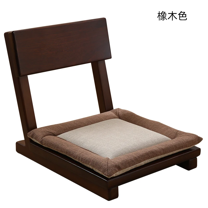 

Bay Window Futon Tatami Stool Pure Solid Wood Futon Seat Cushion Low Chair Cushion