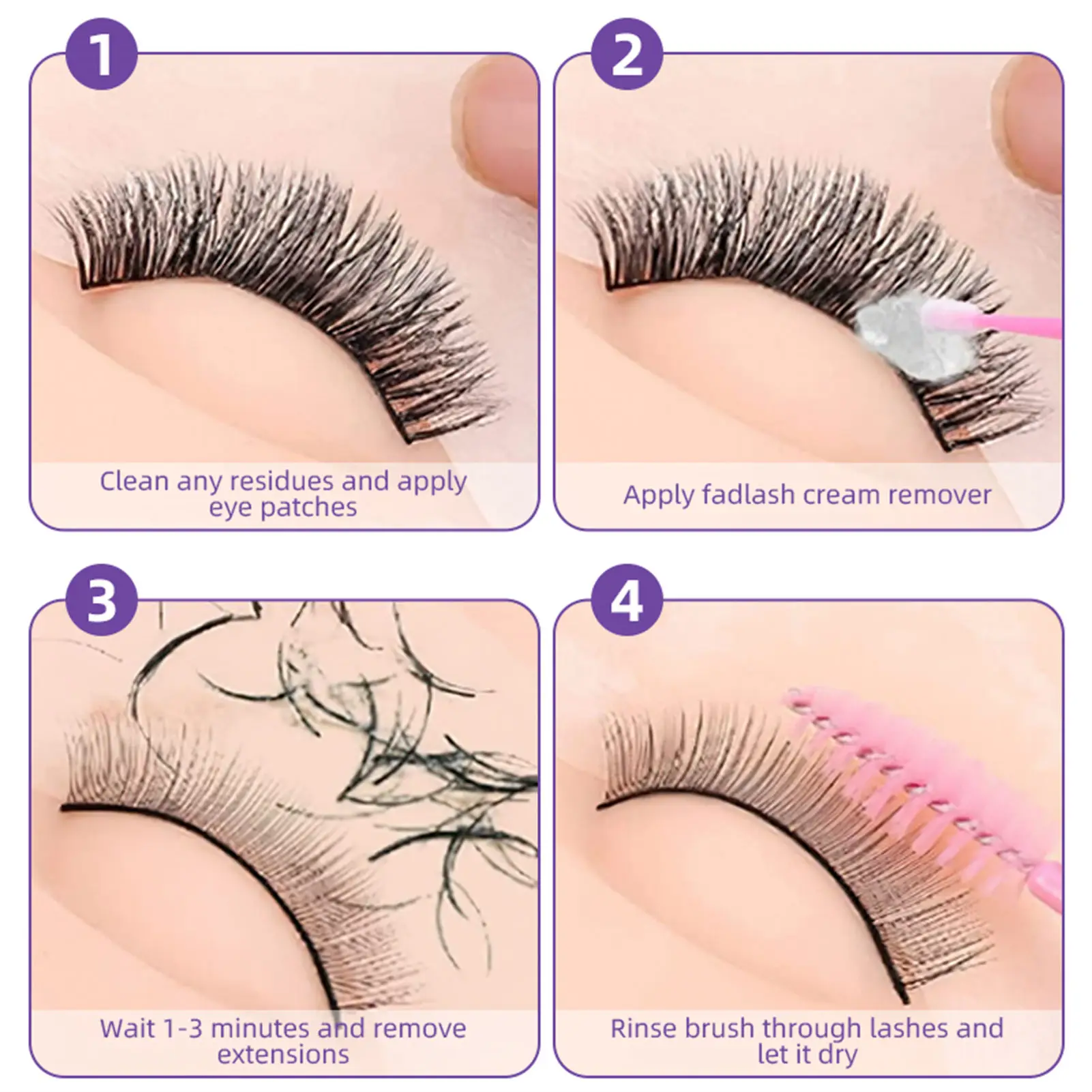 eyelash remover cream Lashes Extension Quickly Dissolves Glue  No Irritating Quick Unloading Adhesive for Professional makeup