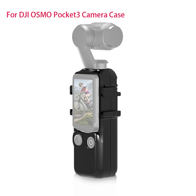 

For DJI OSMO Pocket3 Camera Metal Protective Frame with 2 Cold Shoe Ports