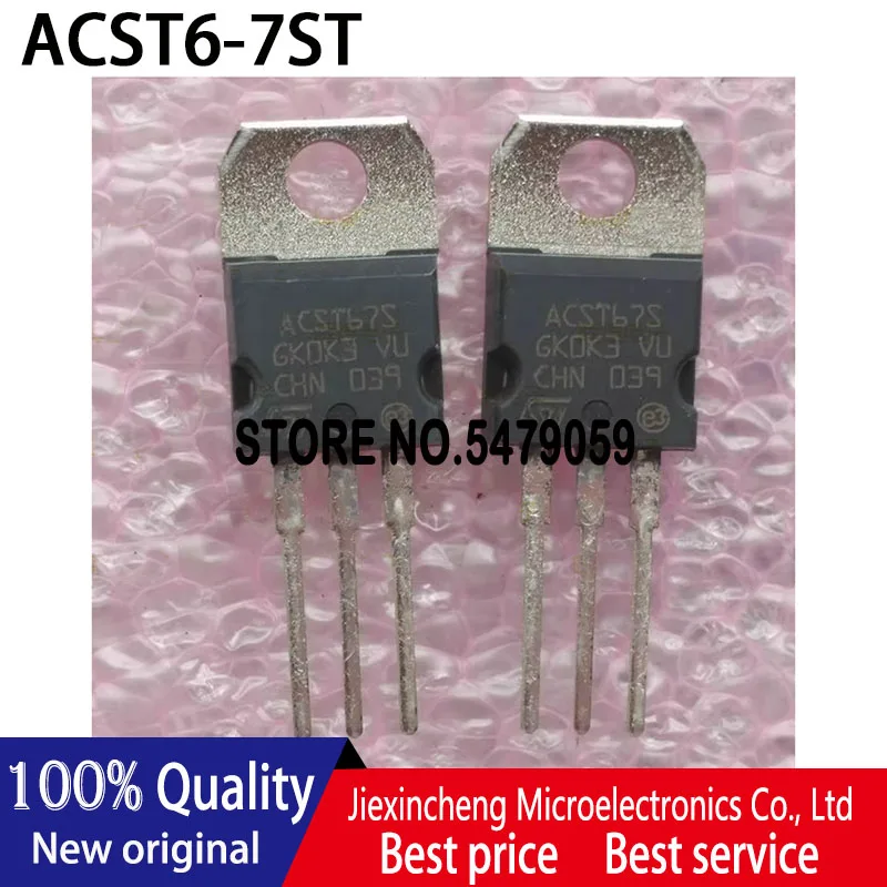 ACST6-7ST ACST6-7 ACST67S TO220, 오리지널 신제품, 5 개
