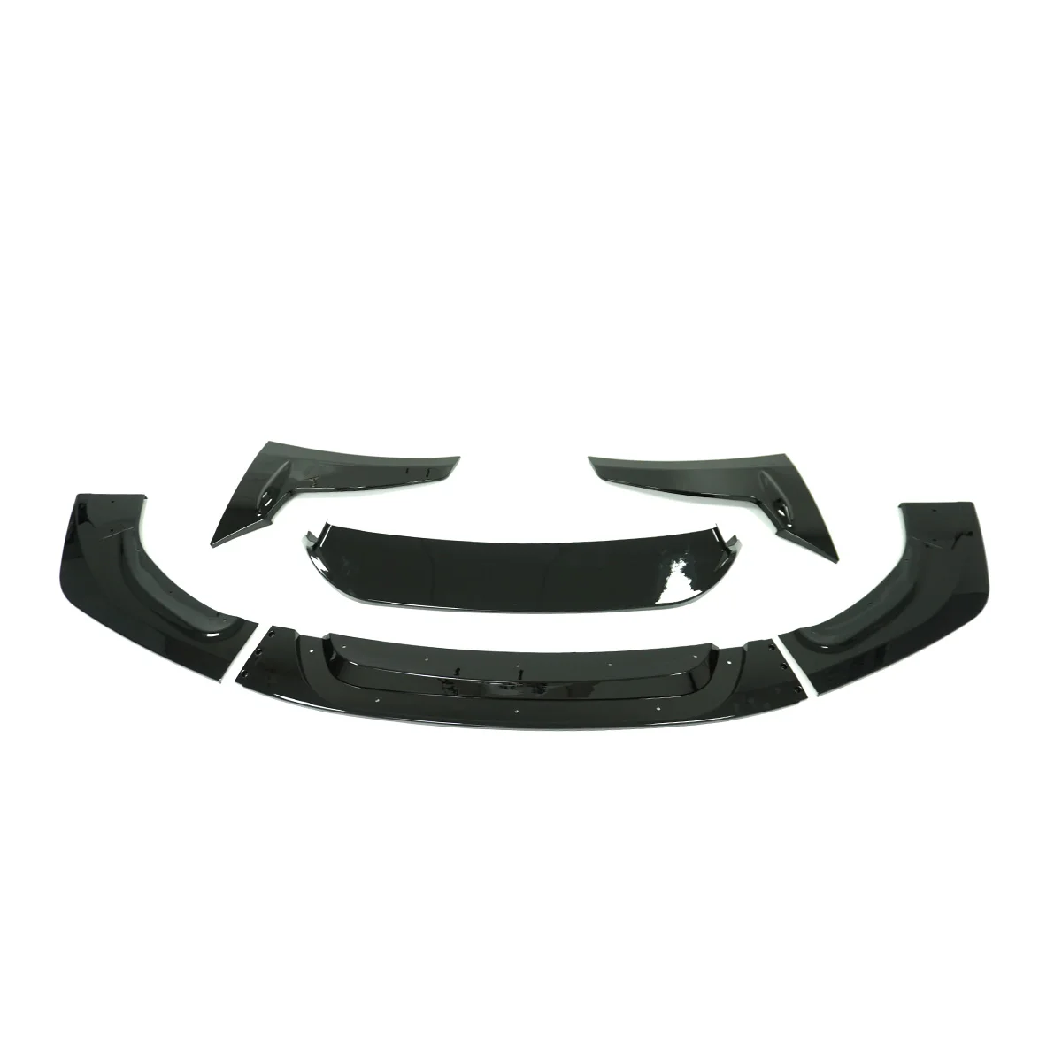 For BMW F80 M3 F82 F83 M4 2015 2016-2020 Front Bumper Lip 6PCS Spoiler Splitter Cars Accessories Body Kit Carbon Fiber Print