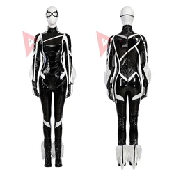 New Black Cat Felicia Hardy Costume Cosplay tuta maschera guanti stivali tra cui scegliere per la festa di gioco su misura