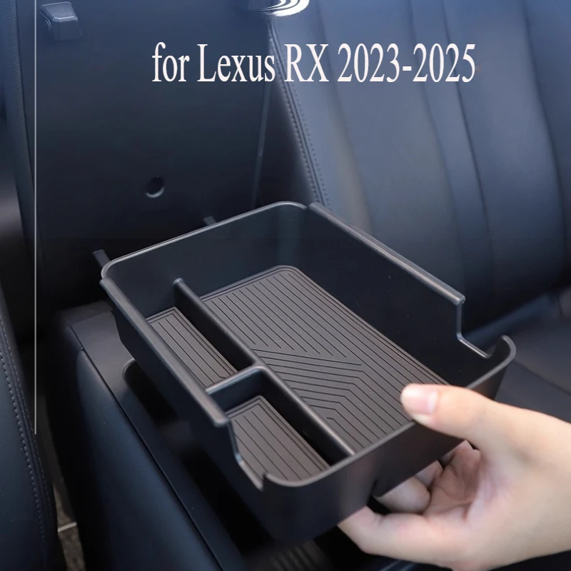 

Поднос-органайзер на центральной консоли для Lexus RX 2023-2025, ящик для хранения из АБС-пластика с перегородкой, вставка-органайзер на противоскользящий подлокотник