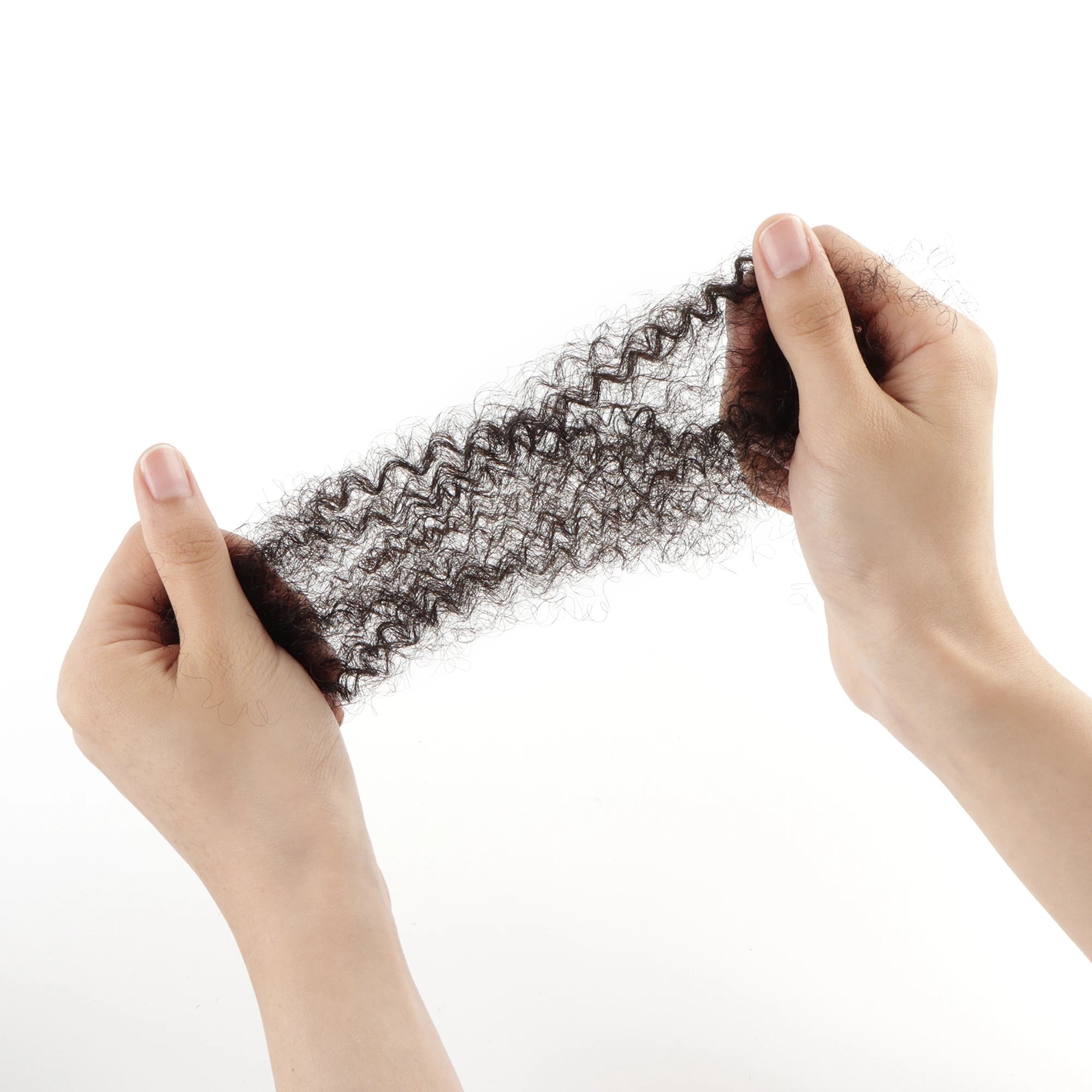 Extra Soft Afro Kinky 12inches 30g Black No Weft Brazilian Human Hair For Braiding Curly Bulk Human Hair For Crocheting