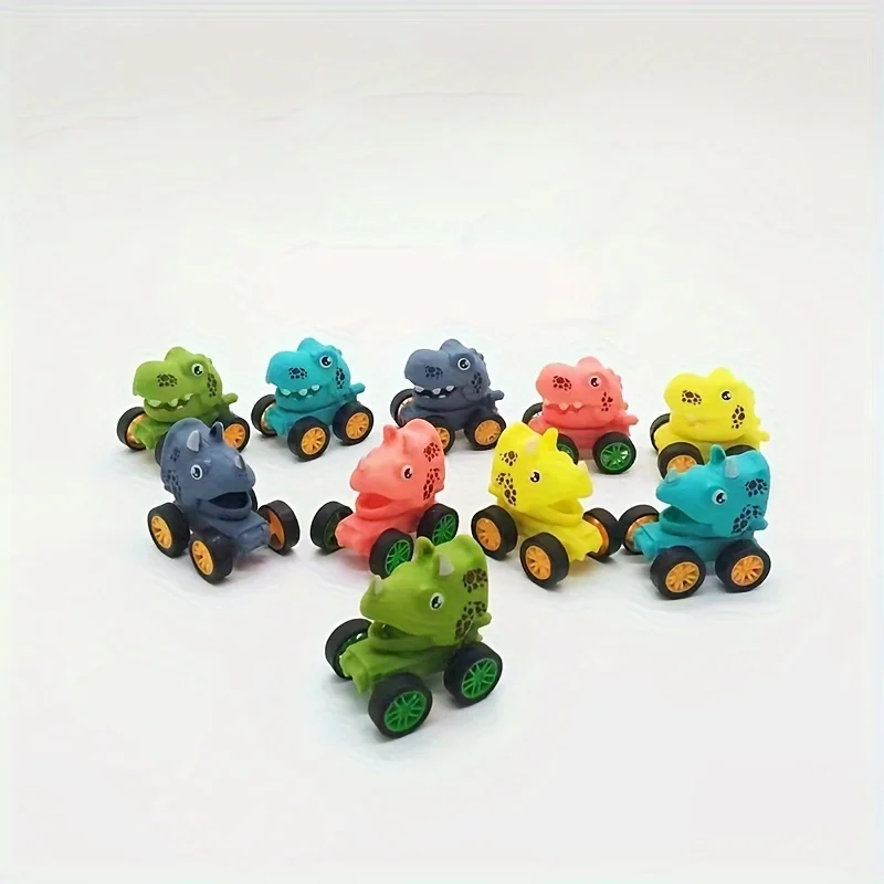 Mini Dinosaur Pull Back Car Inertial Toys Birthday Party Favors Pinata Fillers Christmas Gifts Treat Bag