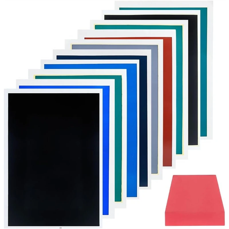 

NEW_10 шт. Бумага для маркировки гравировки, цветная бумага для гравировки