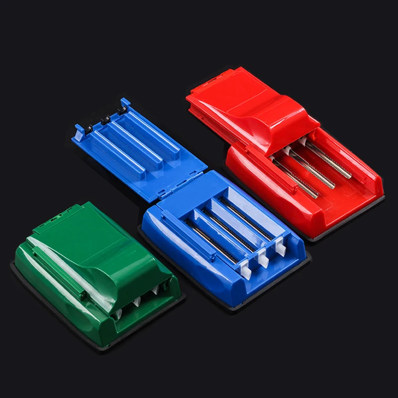 8mm Tube Triple Cigarette Rolling Machine Manual Tobacco Maker Roller Rolling Machine Smoke Tools Cigarette Smoking Accessories