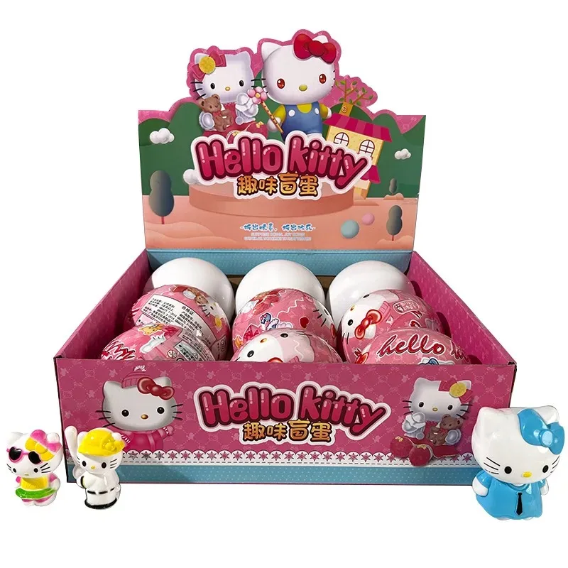 

Детская Милая мультяшная кукла Hello Kitty, креативная имитация игрового домика в сборе, обучающая головоломка, игрушка для студентов, подарок на праздник