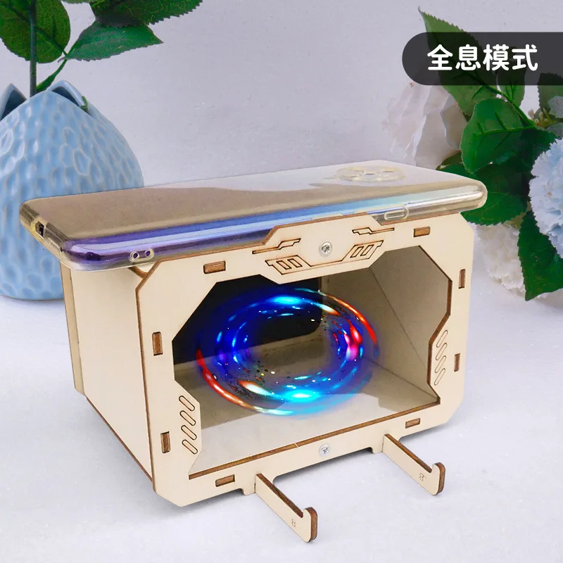 Children's Science Experiment Small Production 3D Holographic Projection Students Diy Small Tv Naked Eye 3D Fun Steam Toys