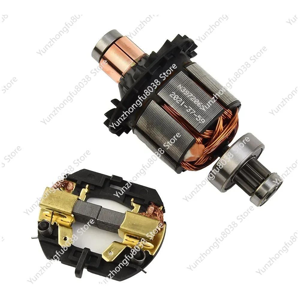 

For De-walt 18V Motor Armature For DCH243 DCH253 Rotor Motor SDS Hammer Drill Power Tool Accessories Carbon Brush Holder