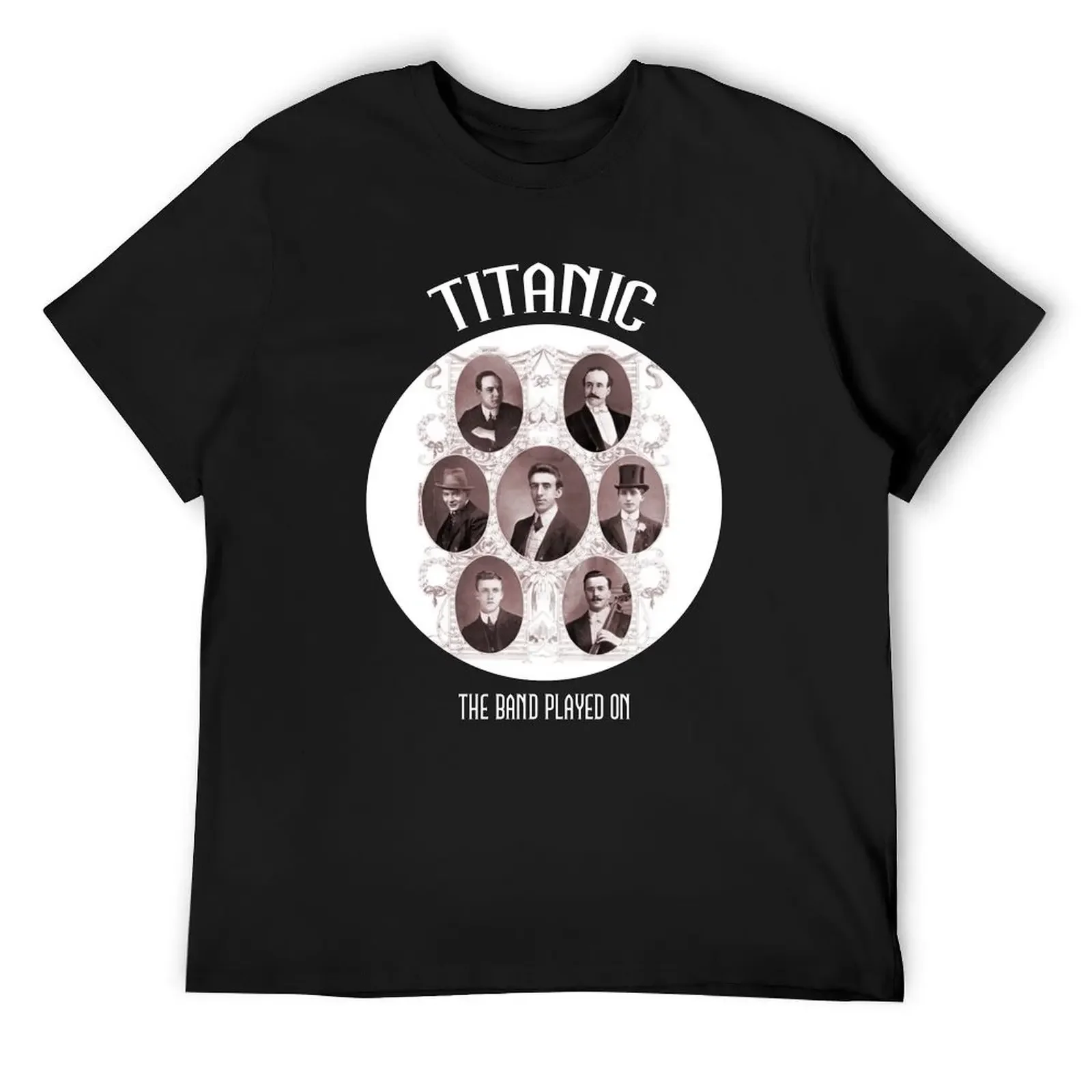 

Titanic Heroes Vintage Cruise Sinking Ship Atlantic Ocean Voyage T-Shirt anime man clothes black t shirts for men