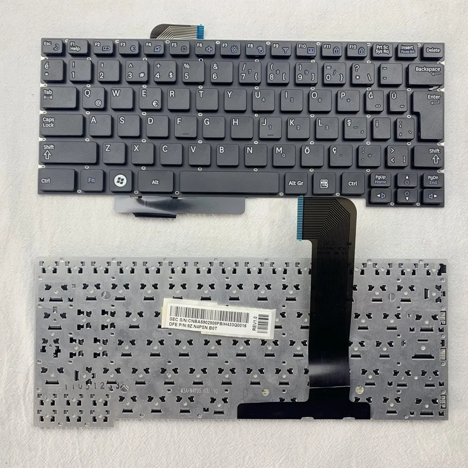 Turkish Laptop Keyboard For Samsung X128 X130 X123 X125 X180 X280 NF210 NF310 N250 TR Layout