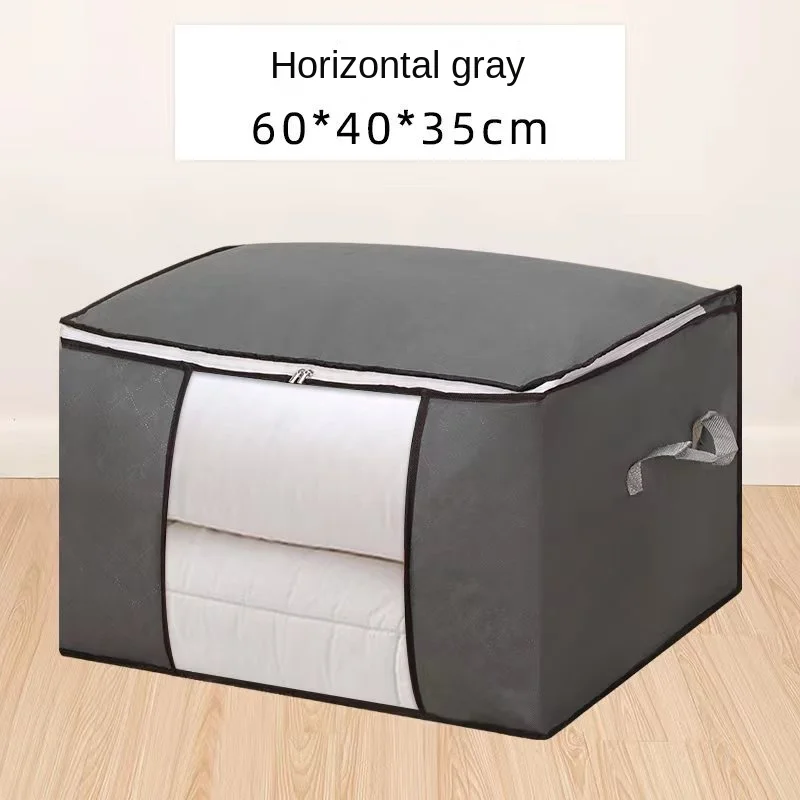 Clothes Storage Bins Foldable Closet Organizer Storage Containers with Durable Handles Thick Fabric for Clothing, Blanket