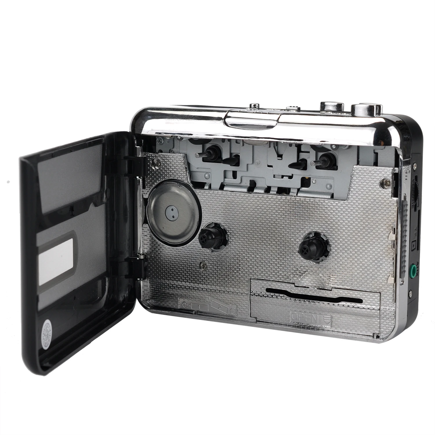 

USB cassette player - portable cassette tape converter that can capture MP3 audio and convert cassette tapes to MP3 format