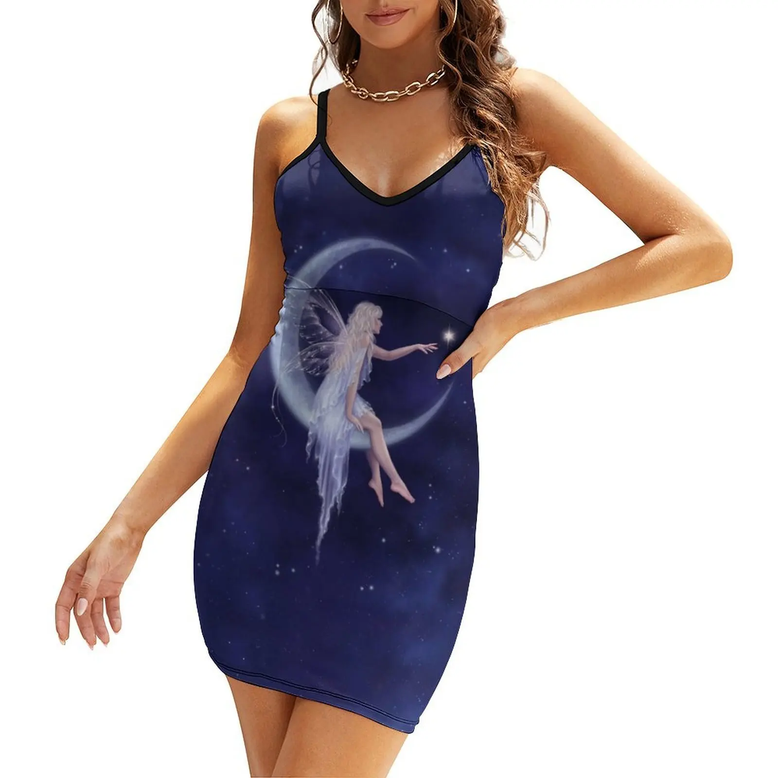 

Birth of a Star Moon Fairy Sling Dress birthday dress clothes for woman luxury dress