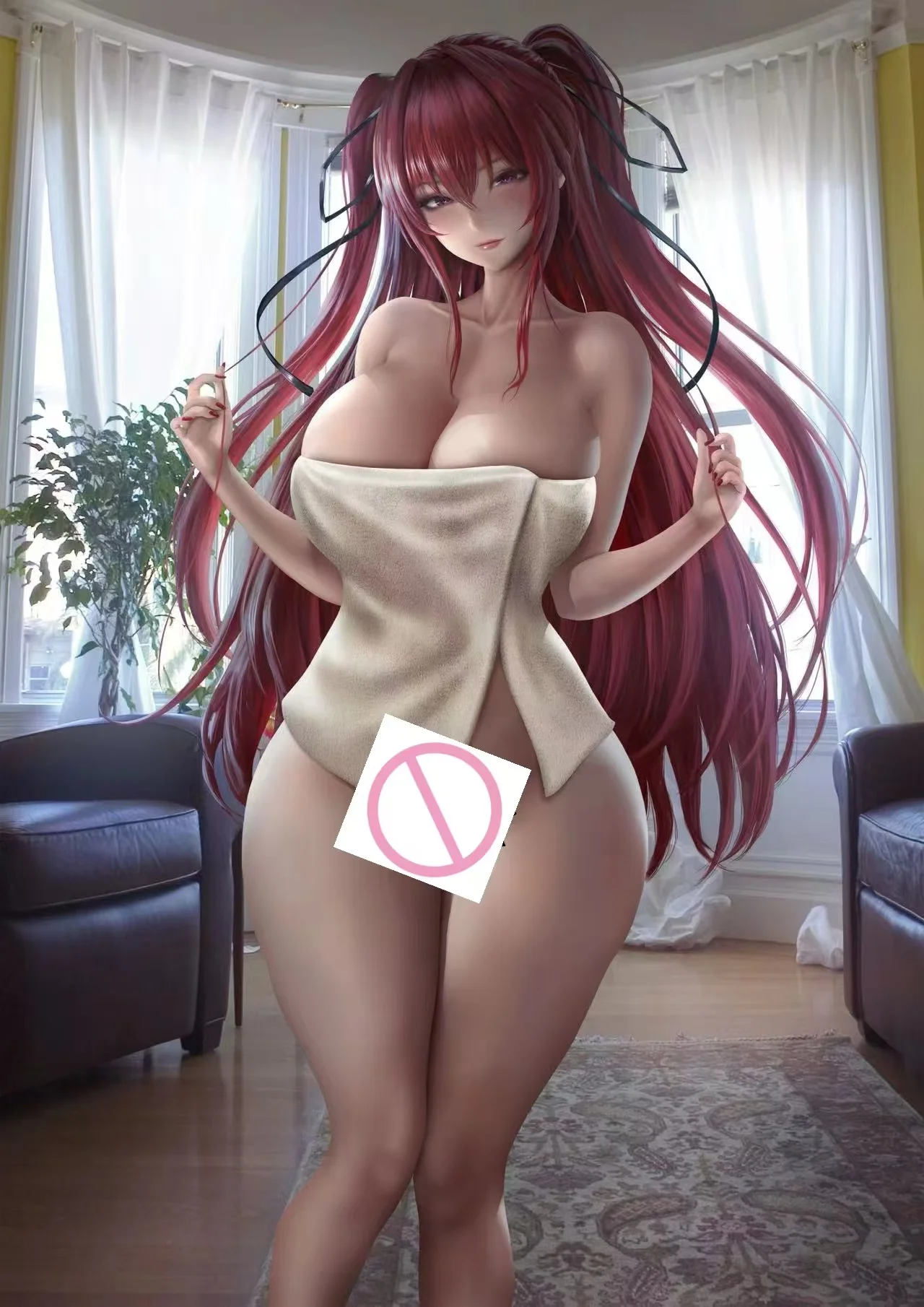 The Testament of Sister New Devil Mio Naruse Big Boobs Anime Sex Girl Print Canvas HD Poster Living Room Bedroom Handing Picture