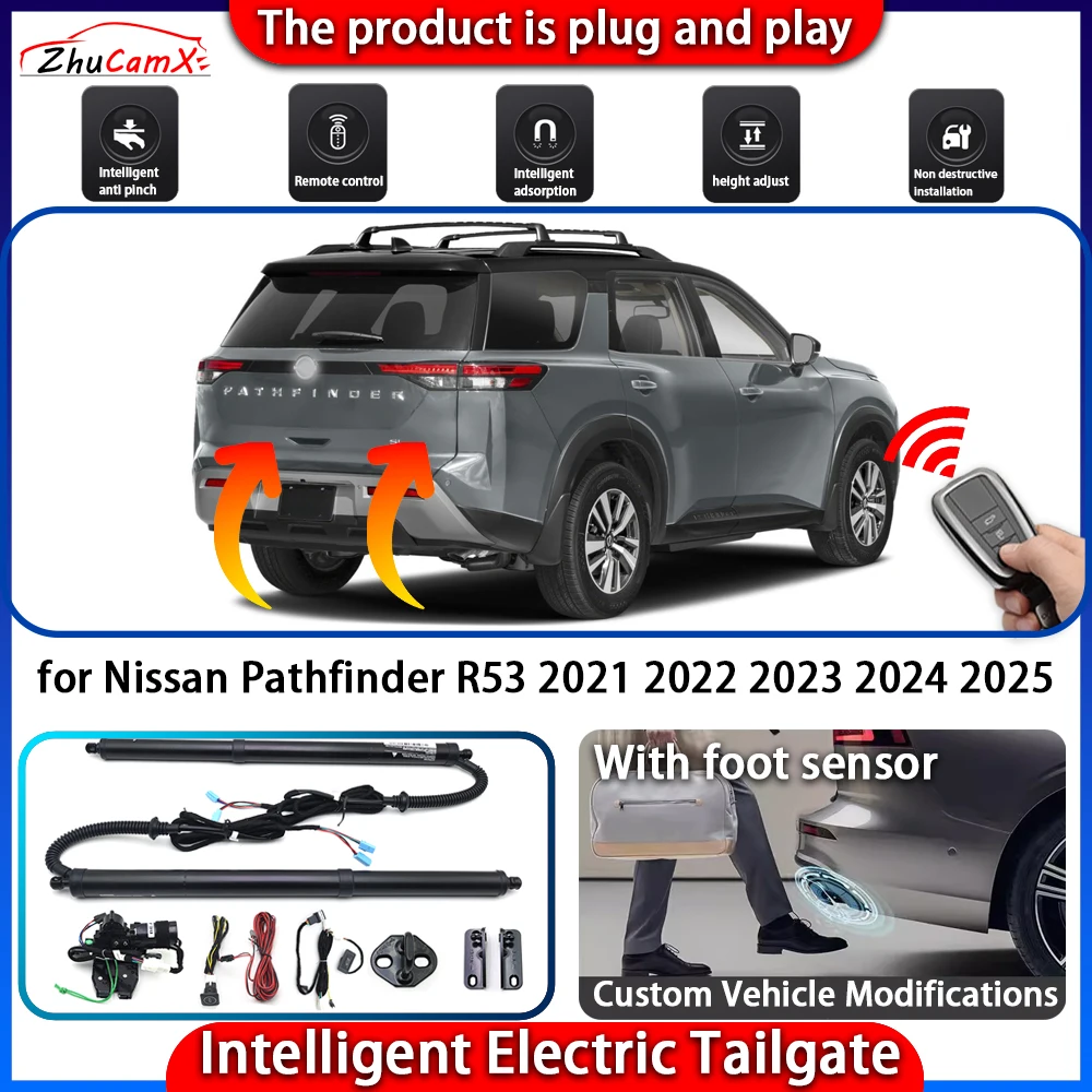 نظام الباب الخلفي الذكي الذي يعمل بالطاقة لنيسان باثفندر R53 2021 2022 2023 2024 2025 طقم التحكم الذكي لرفع صندوق السيارة #1