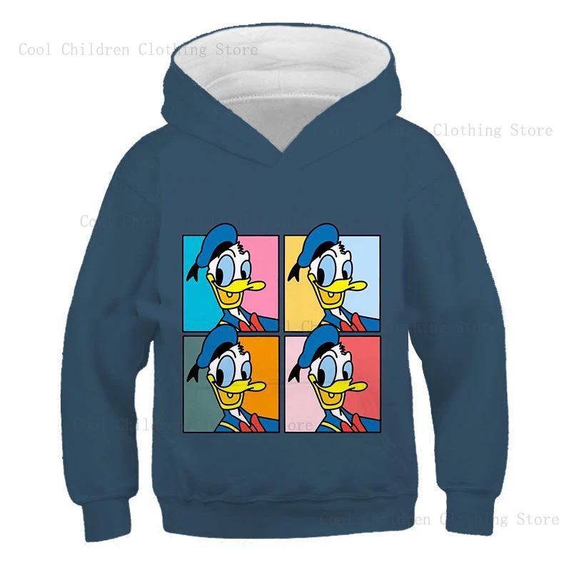 

Disney Donald Duck Hooded hoodie Man Women Sweater Loose Cartoon Couple Hooded Coat anime hoodie oversized hoodie
