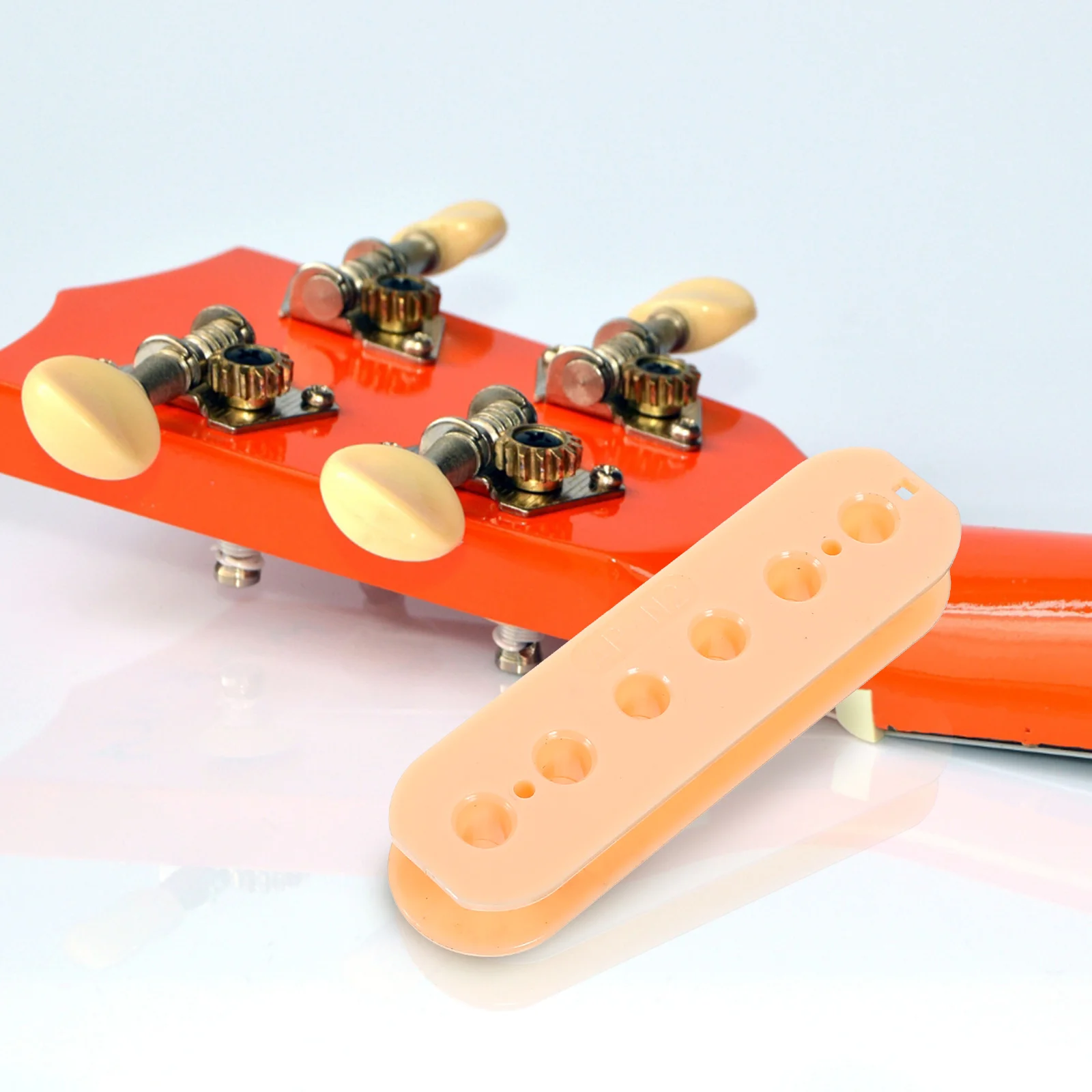 

4Pcs Humbucker Pickup Cover Plastic Slug Bobbin 50mm 52mm Lightweight Durable Electric Guitar Replacement Accessory