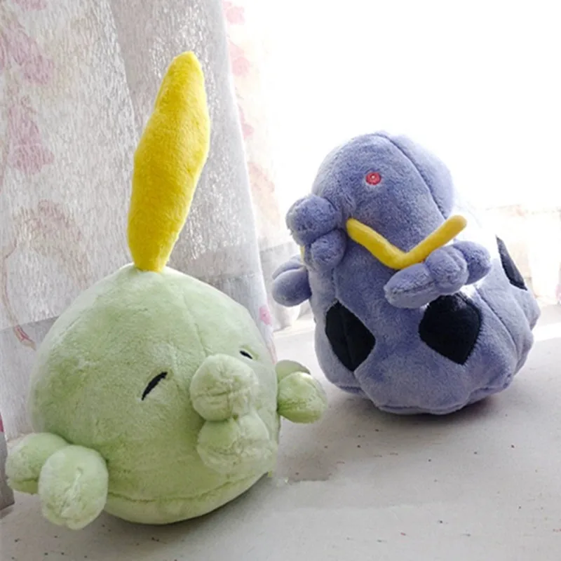 New TAKARA TOMY Pokemon Gulpin Hi-Q Original Anime Figures Games Pokemon Fit fnaf Soft Plush Toy Doll Gift For Children