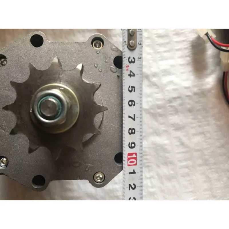 Gear box travel motor for remote control lawn mower