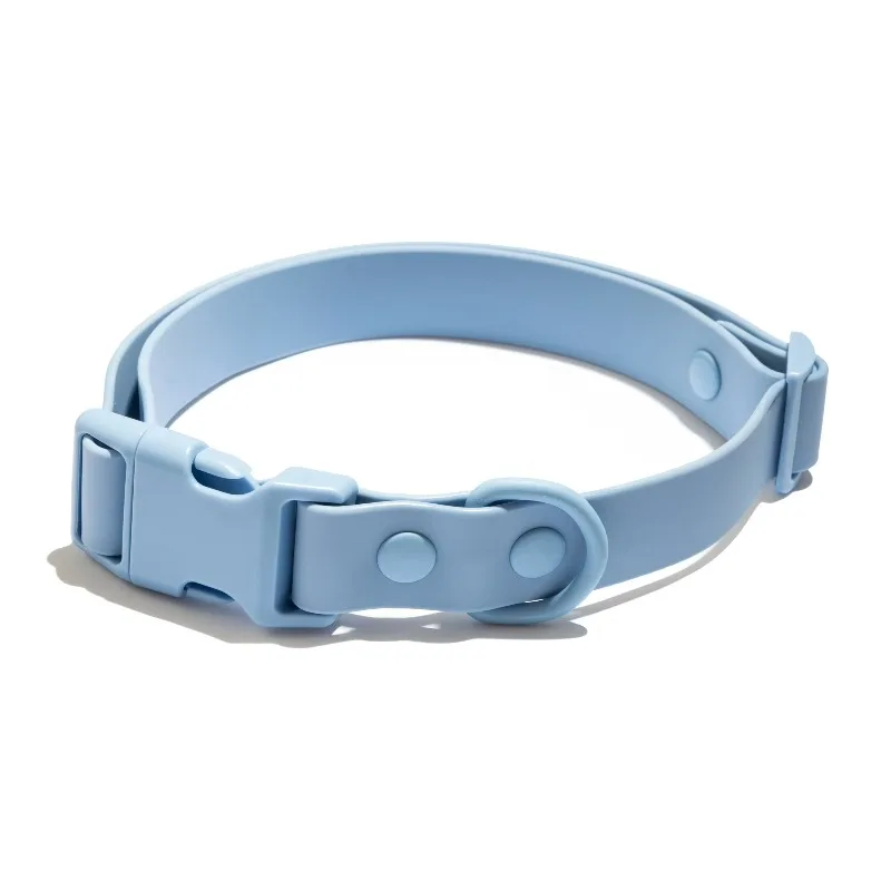 Blue Water Resistant Dog Collar for Small Pets