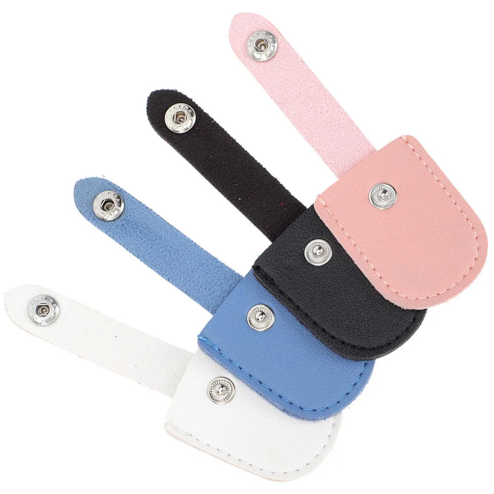 

4 Pcs Protective Case for Nail Clippers Cuticle Nippers Cover Remover Handle Toenails Manicure Tool Tip Pouch