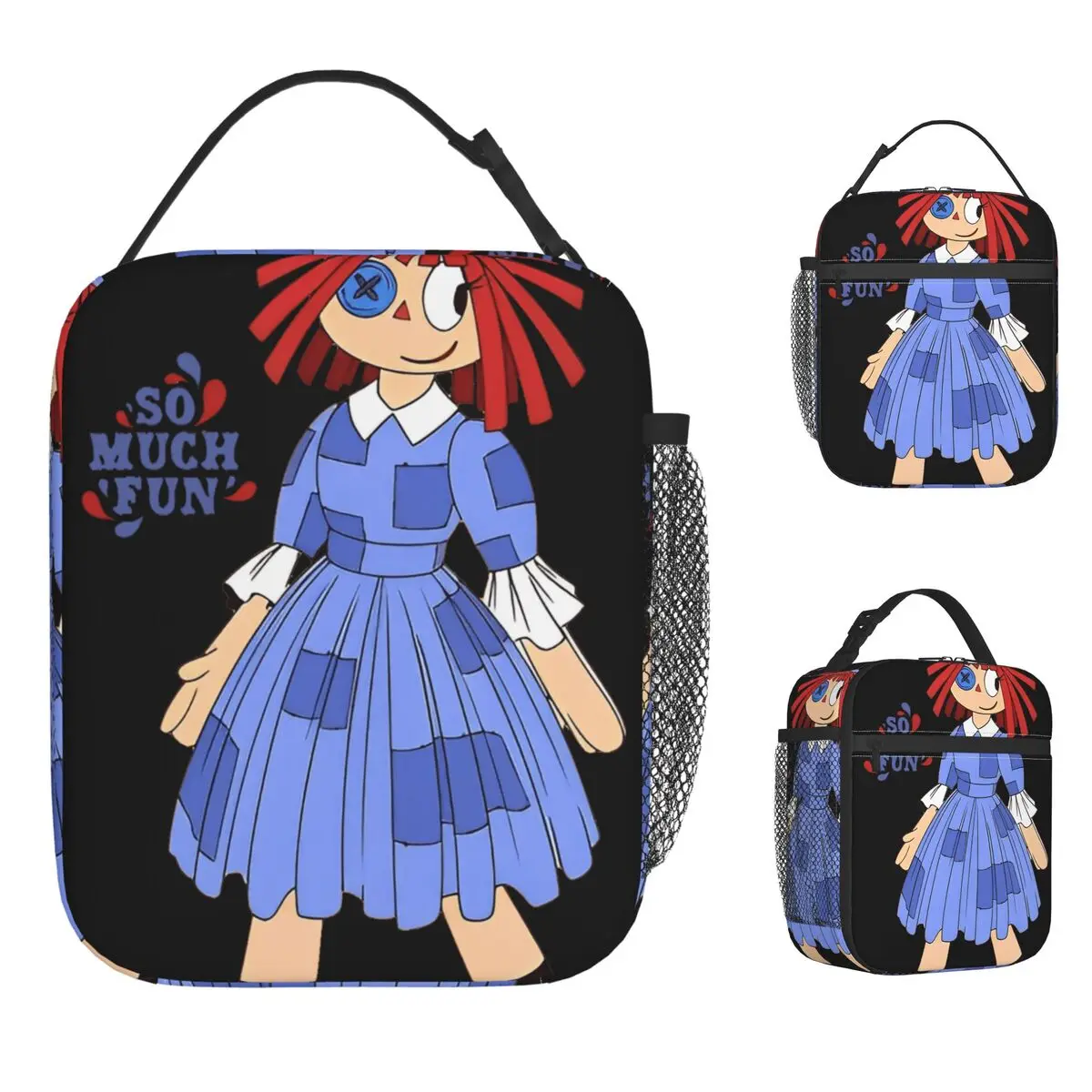 

Digital Circus Lunch Bag For Women Print Lunch Box Cute Picnic Cooler Bag Portable Insulated Waterproof Thermal Tote Handbags