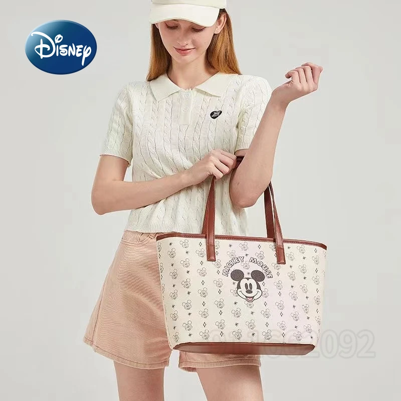 Disney Mickey New Women\'s Handbag Luxury Brand Original Women\'s Shoulder Bag Cartoon Women\'s Bag Large Capacity High Quality