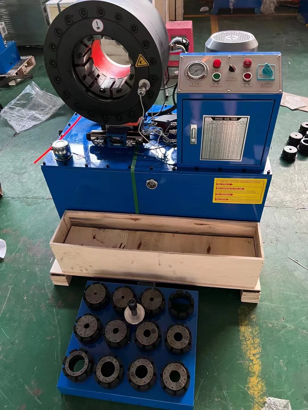 Hot sale automatic Hydraulic Pressing Machine For Hose Hydraulic Crimping Wire Large Hand Crimper press Machine is designed