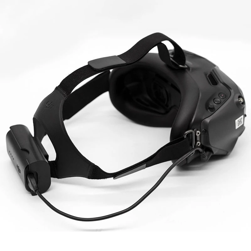Cavo di alimentazione della batteria + scatola della batteria con Clip posteriore per occhiali DJI FPV Drone 30Cm/1TF